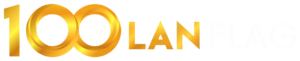 100lanflag logo