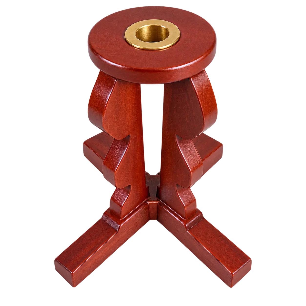 brown-tripod-flag-stand