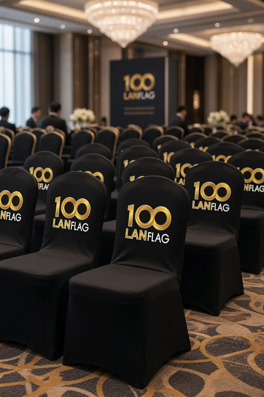 ผ้าคลุมเก้าอี้ 100LANFLAG