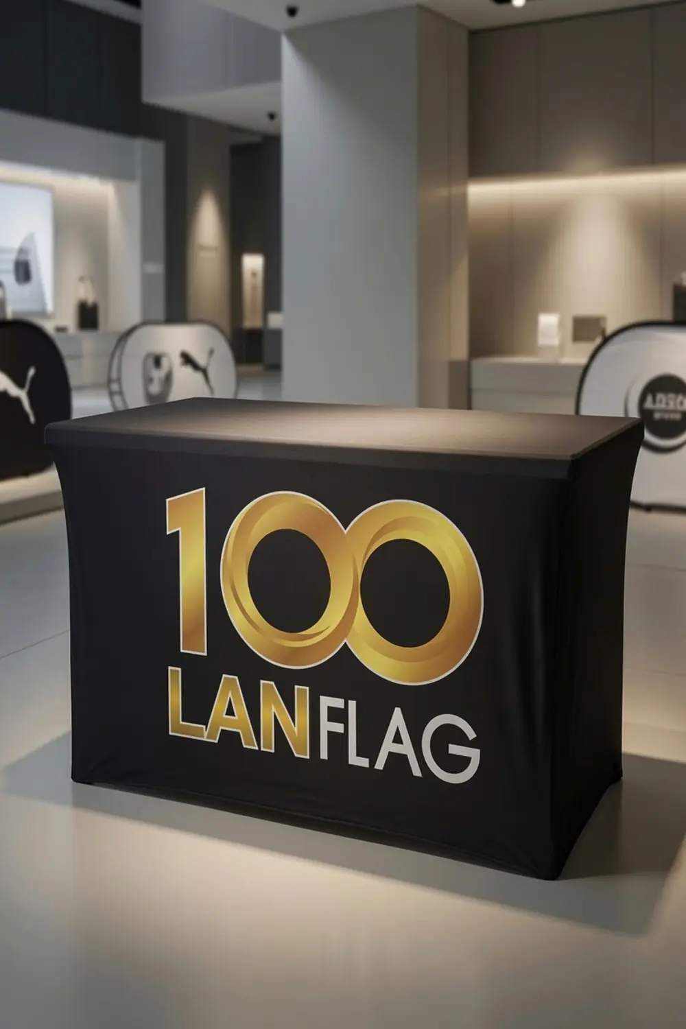 ผ้าปูโต๊ะ 100LANFLAG