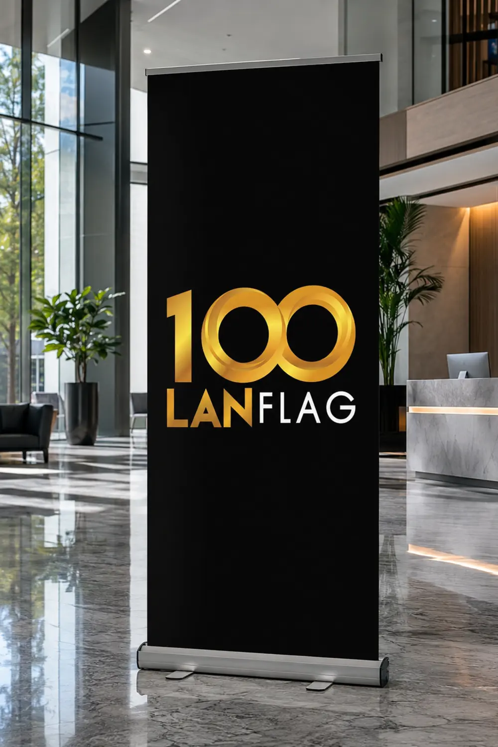 โรลอัพ Rollup 100LANFLAG